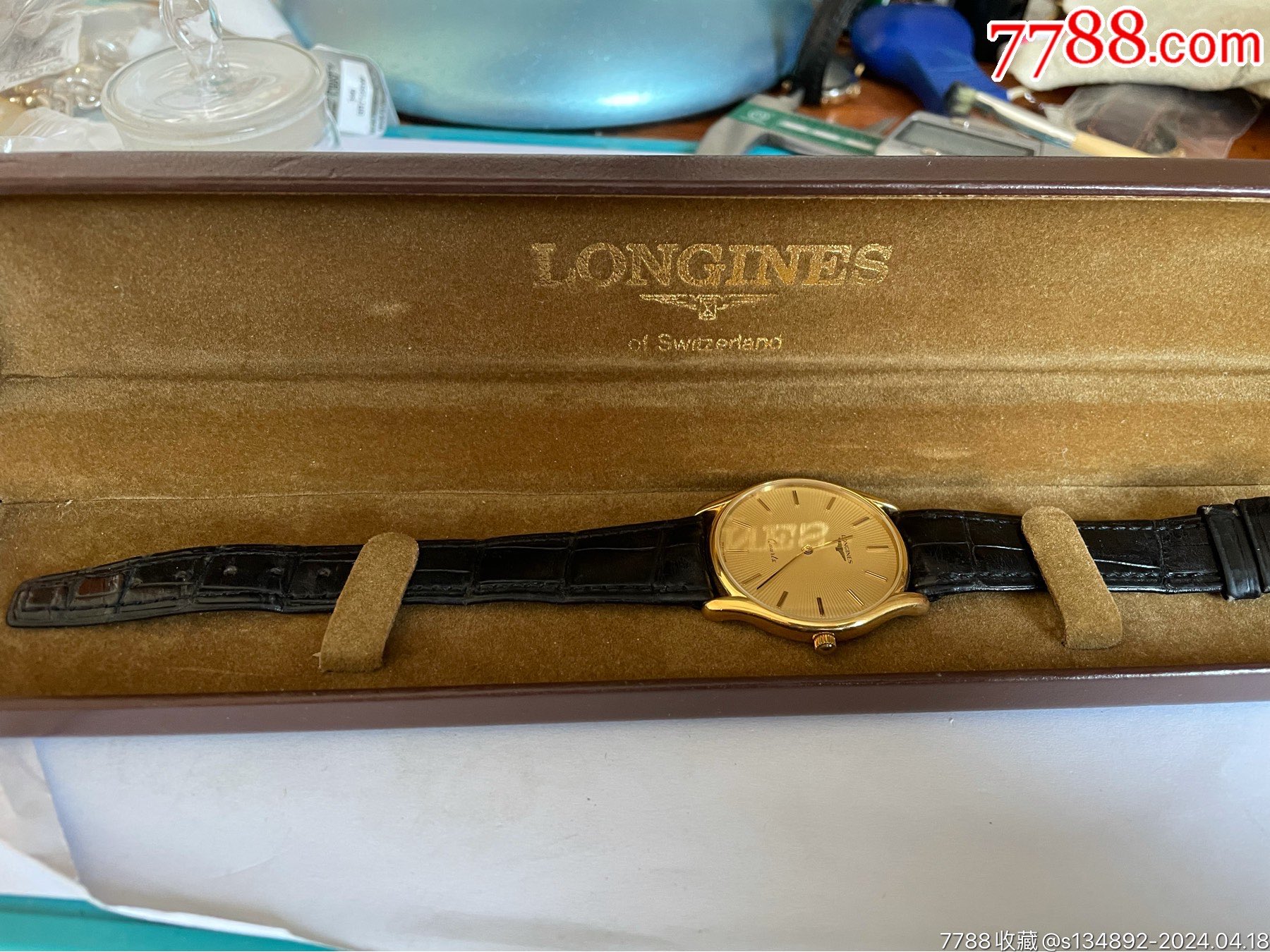 近新品瑞士产浪琴男石英表-价格:947元-au37481319-手表/腕表 -加价