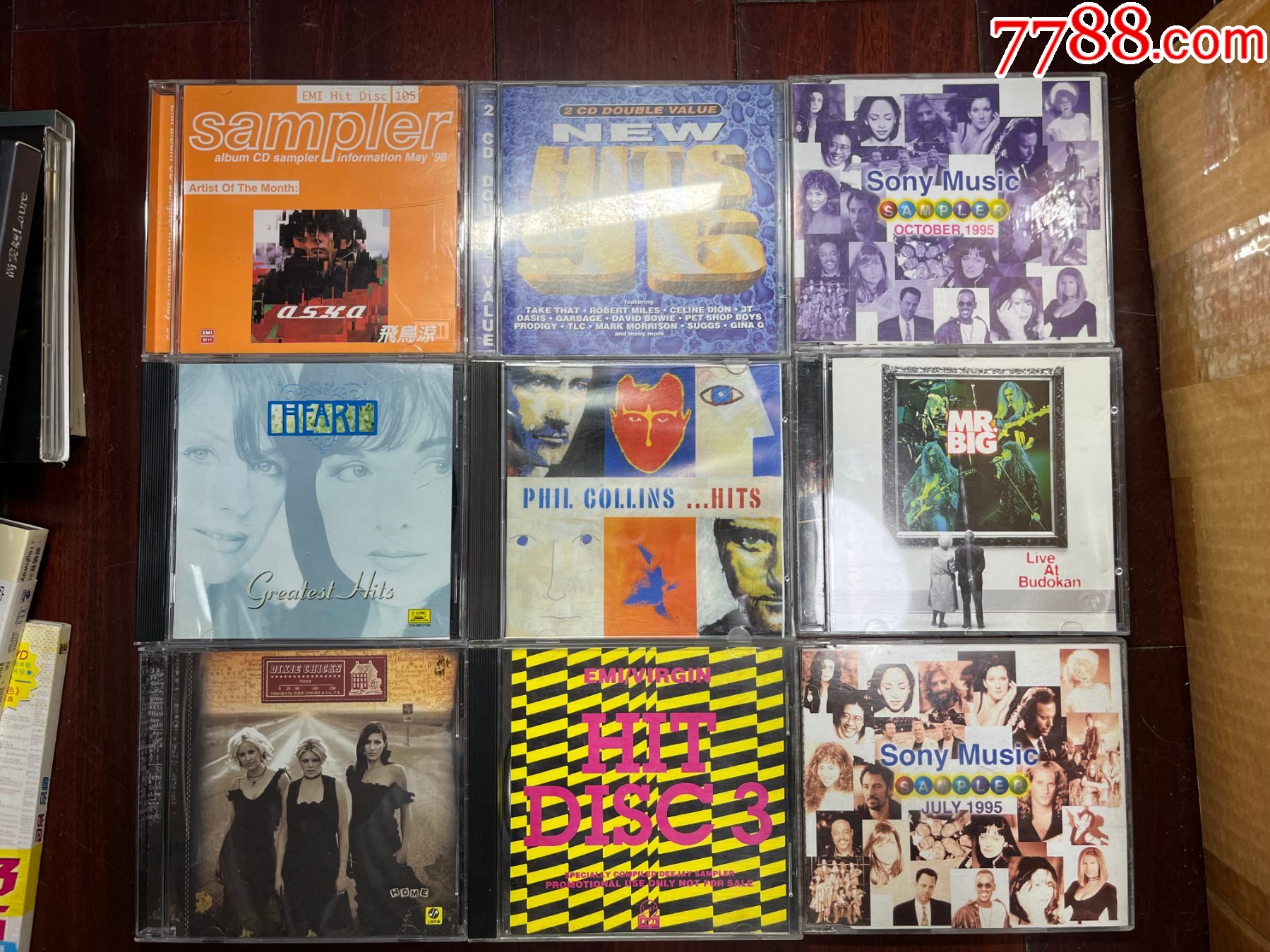 CD9盘合售品相不错,但未试碟,若有瑕疵不包。_音乐CD_淘书斋收藏【7788收藏__收藏热线】