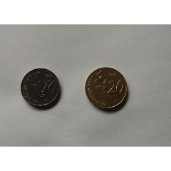 99马来西亚币10和20元面值各一枚_9品￥2199欧元七枚_8品￥2599