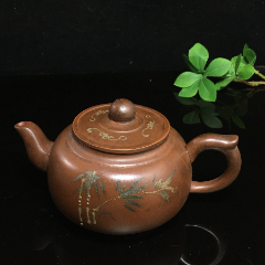 放漏早期旧藏紫砂壶金钟精品珍藏低价格拍卖