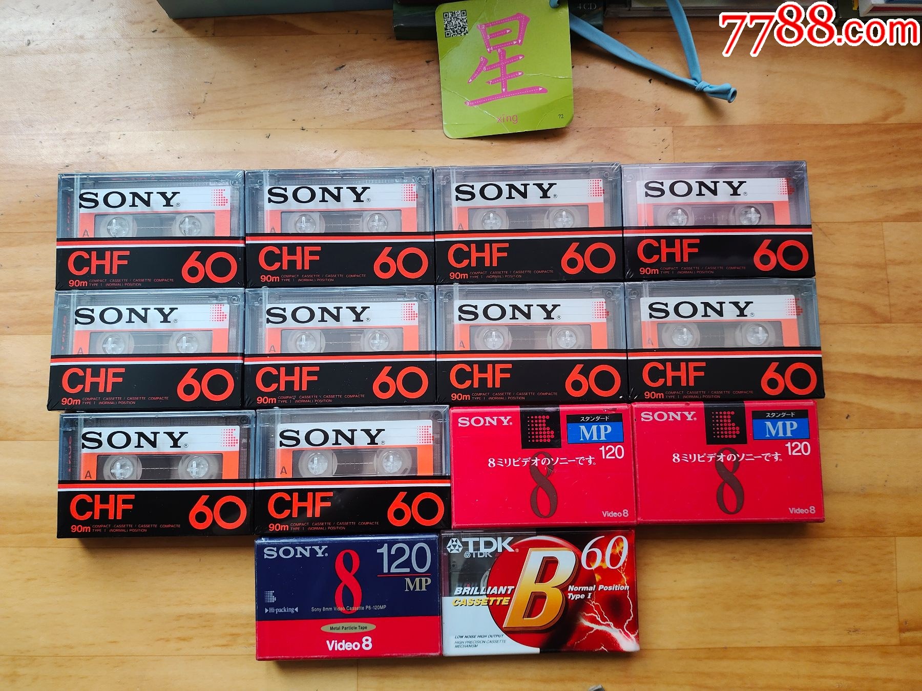 外国原版全新未拆空白磁带sonychf60等14盘合售具体详见图片