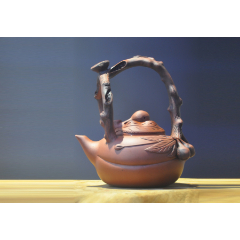 宜兴紫砂清灰泥供春壶