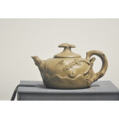 宜兴紫砂清灰泥供春壶