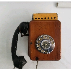 七十年代墙挂拨盘电话机_旧电话机_￥171