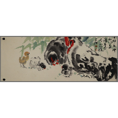 吴蓬,花鸟作品(浙江嘉兴人)