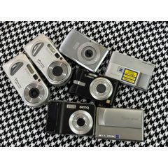 7台CCD数码相机合拍_卡片机/数码相机_￥245