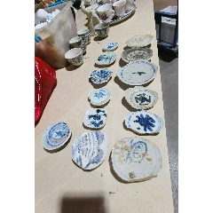明代清代瓷器瓷片13片(au37648805)