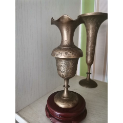 民国黄铜质花瓶（精品）(au37657391)