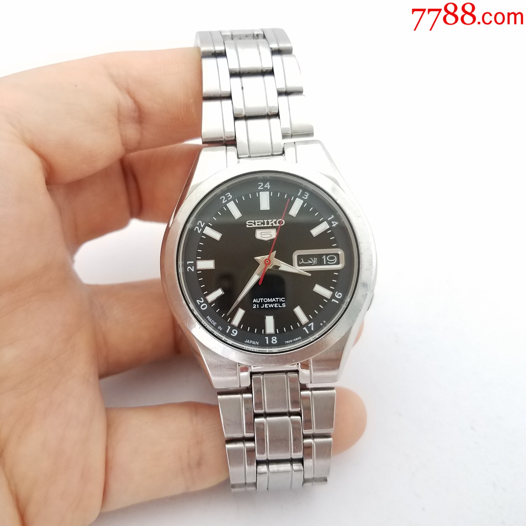 com)>拍卖>手表/腕表>日本精工5号系列自动机械男表【7s26机芯,透明底
