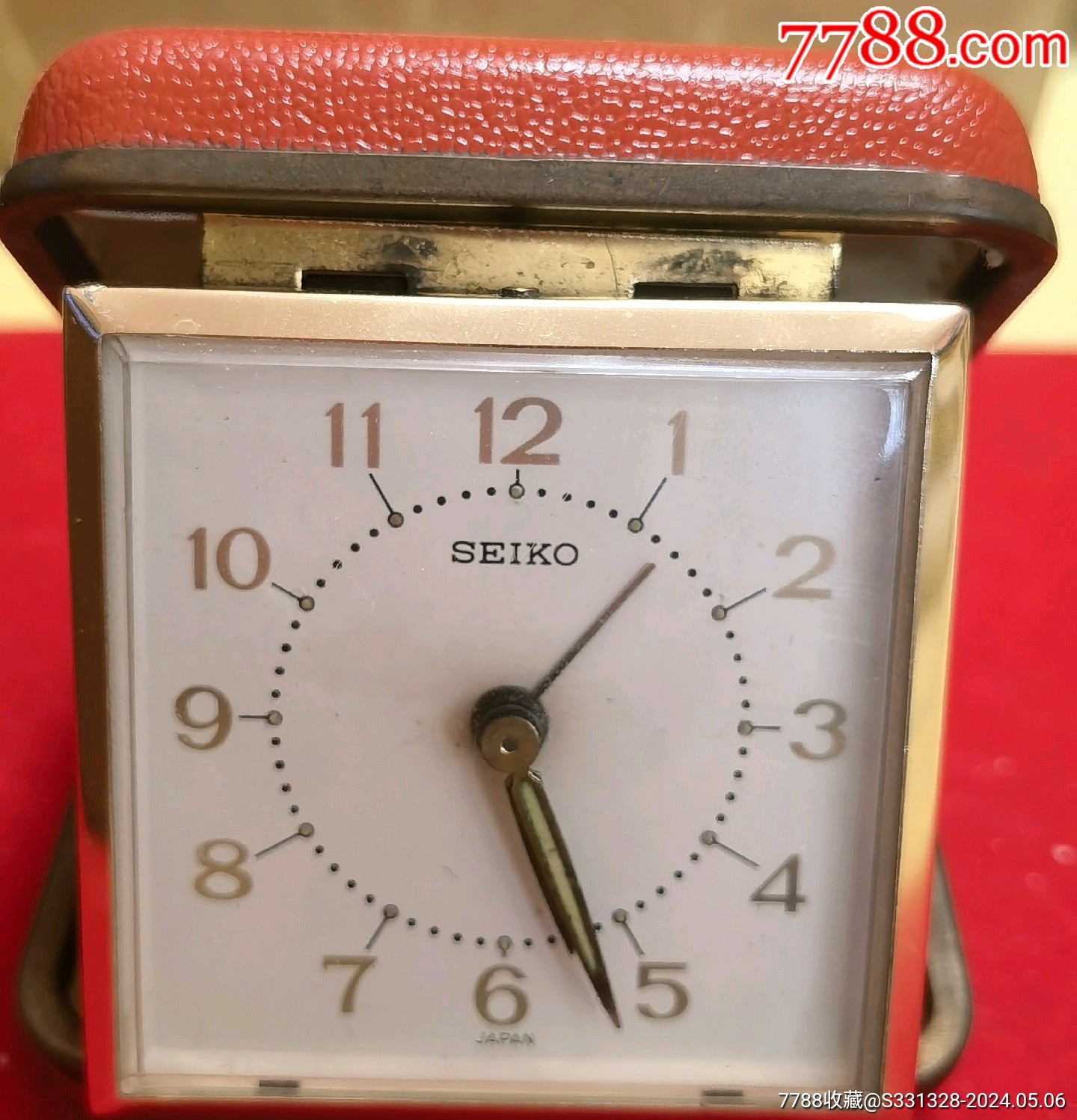 日本回流二战古董表日本进口精工纪念款旅行表旅行闹表老坐钟