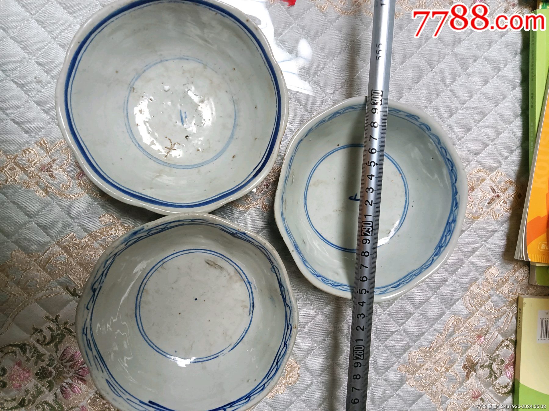 3支清代大碗,全品,无瑕疵_价格260元【聚鑫阁古玩收藏艺术】1800_1350