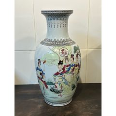 粉彩人物花瓶(zc37691868)