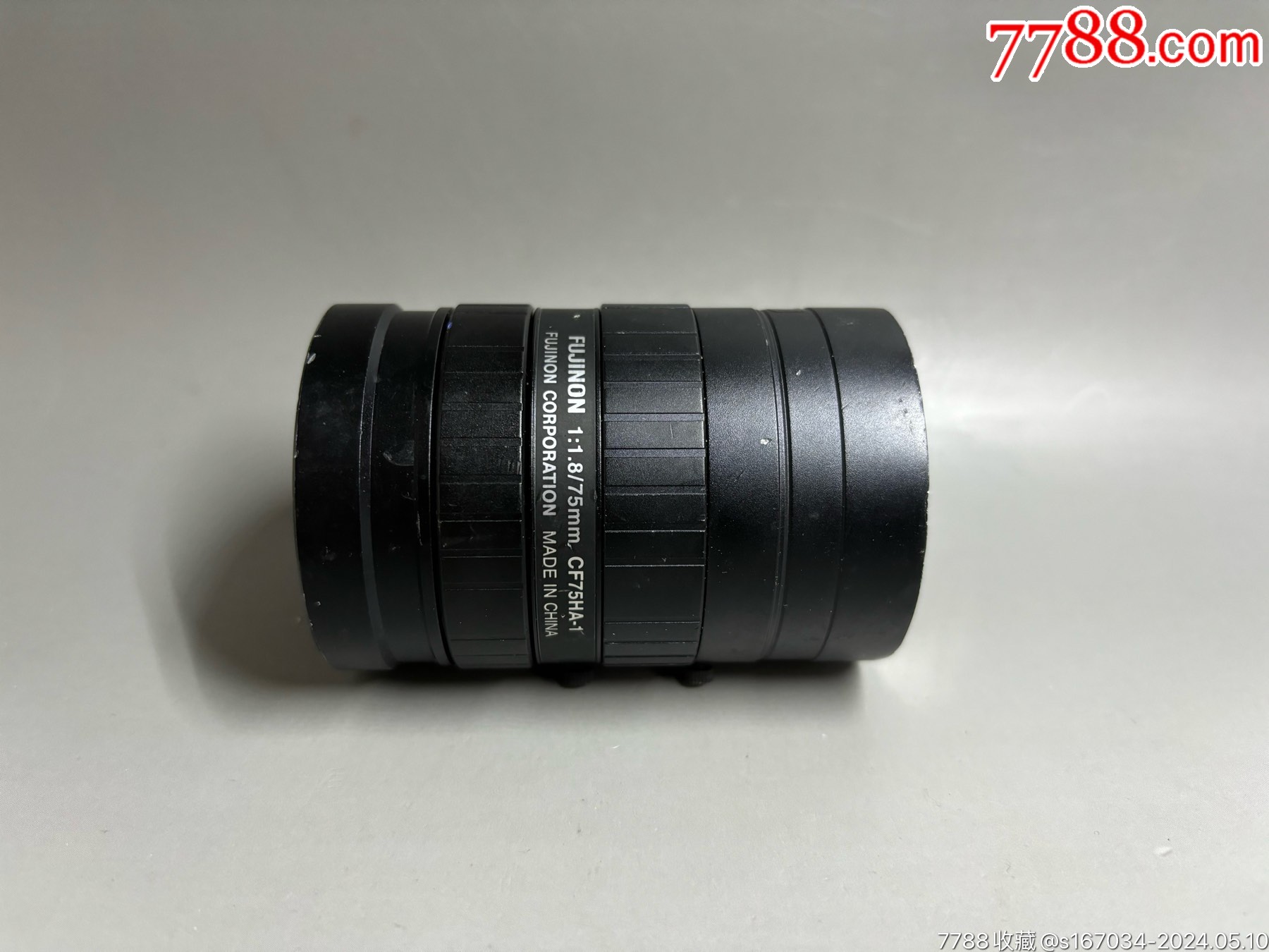 富士能工业镜头cf75ha1实物拍摄镜片通透无霉微灰49p