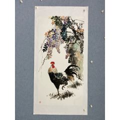 字画真迹中美协大画家孙兆武8平尺花鸟精品-价格:988元-au37790813