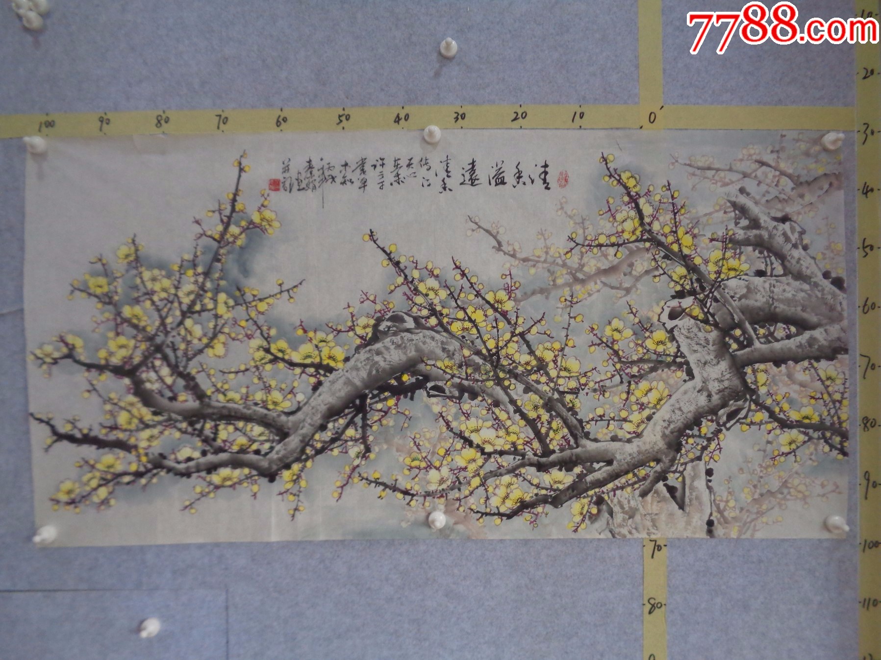 本地藏家早年旧藏字画流出,精品花鸟画作一幅(未装裱,四尺整张)_花鸟国画原作_逸墨书斋【7788收藏__收藏热线】