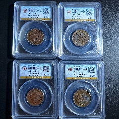 4枚西藏铜币新雪康一钱