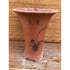 名家名款紫砂花盆