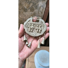 民国时期银耳坠一对