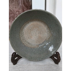 清代豆青釉民窑碗(au37794402)