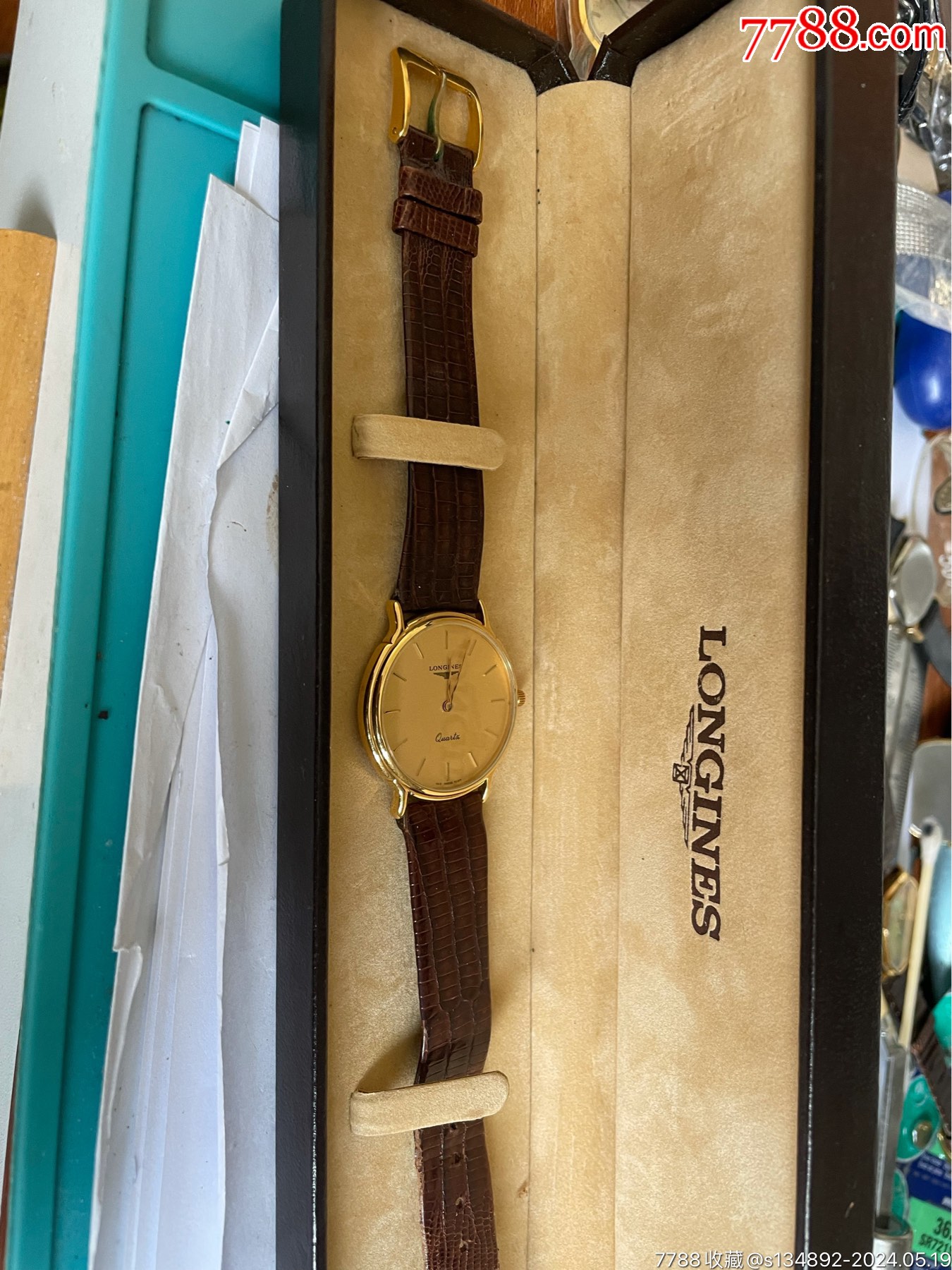 近新品瑞士产浪琴男石英表-价格:10元-au37798286-手表/腕表 -加价