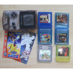GAMEBOY彩色游戏机1个（坏的）、6盘游戏带_PSP/游戏机_￥169