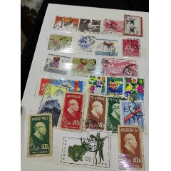 一堆老邮票_新中国邮票_￥777