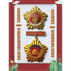 吉林铁路局1957年度集体和1960年度先进生产者奖章(zc37853124)
