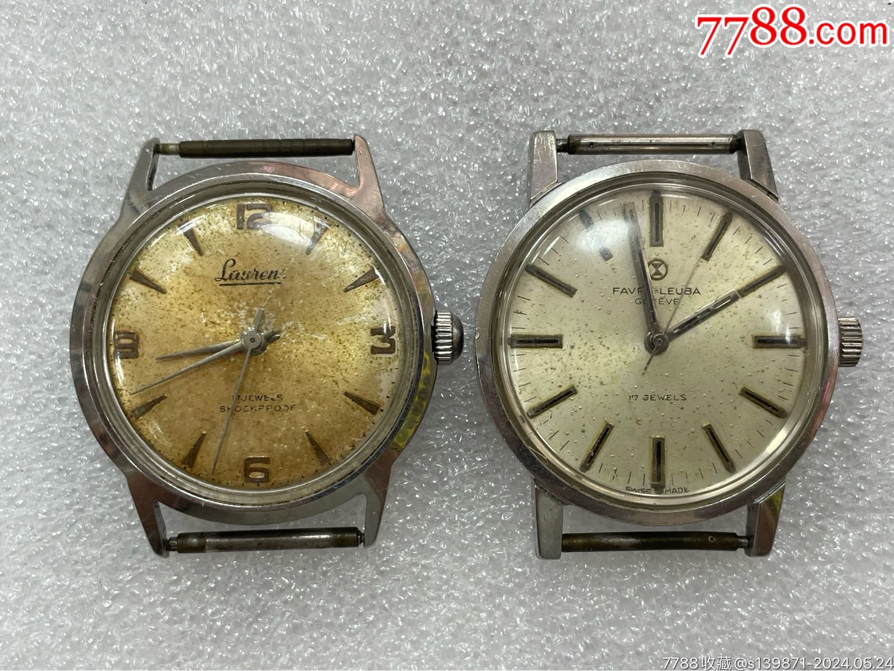 旧手表两块-价格:100元-au37857265-手表/腕表 -加价-7788收藏__收藏