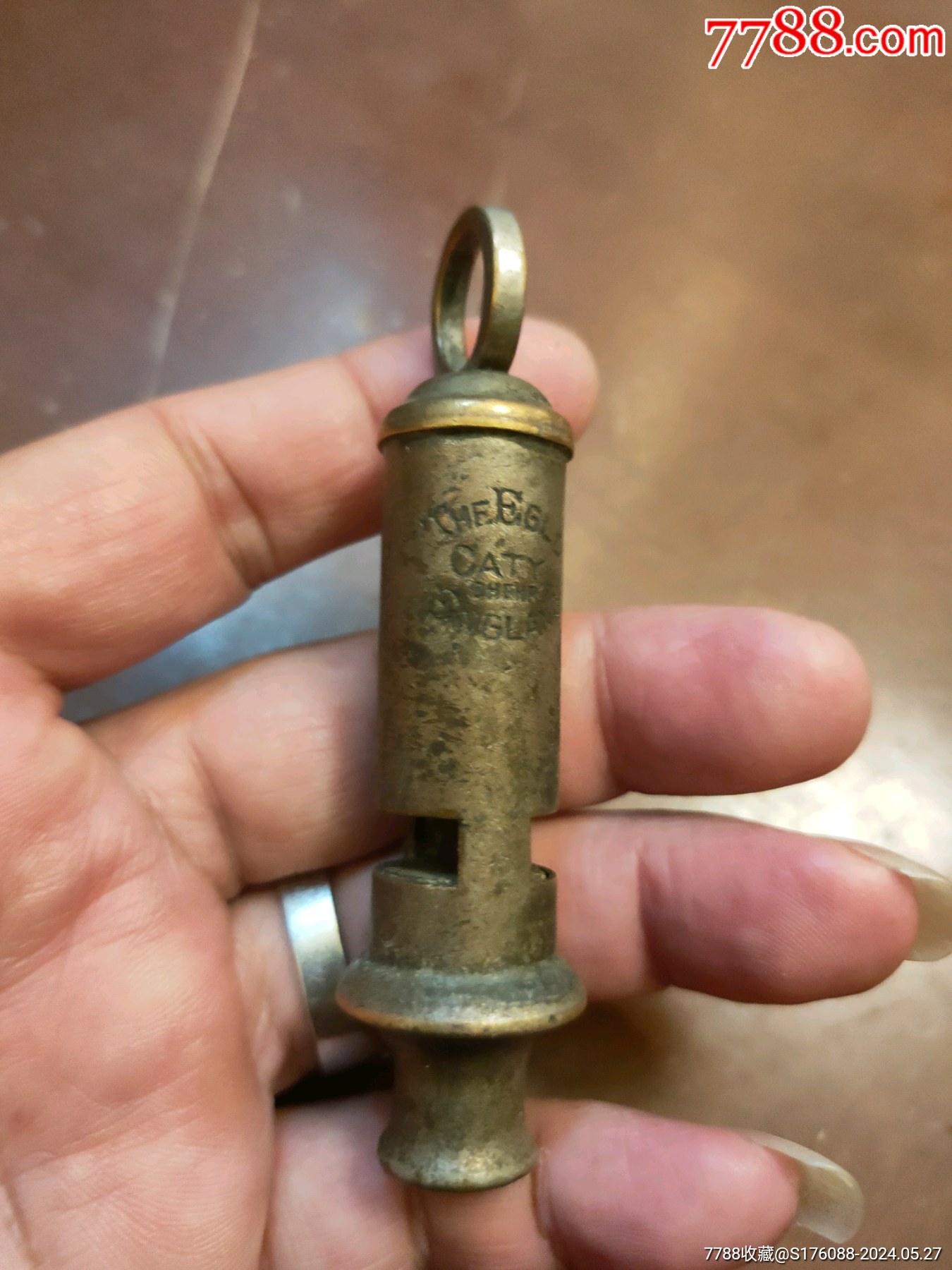 民国时期铜哨子-价格:152元-au37890636-口哨/哨子 -加价-7788收藏