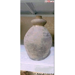 灰陶葫芦瓶