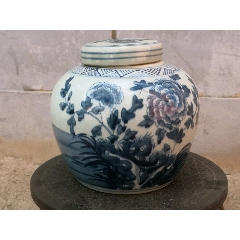 茶壇，釉有裂_