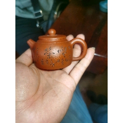 六十年代的老紫砂壶小品壶底款中国宜兴包浆老辣可惜残了有线需要修复