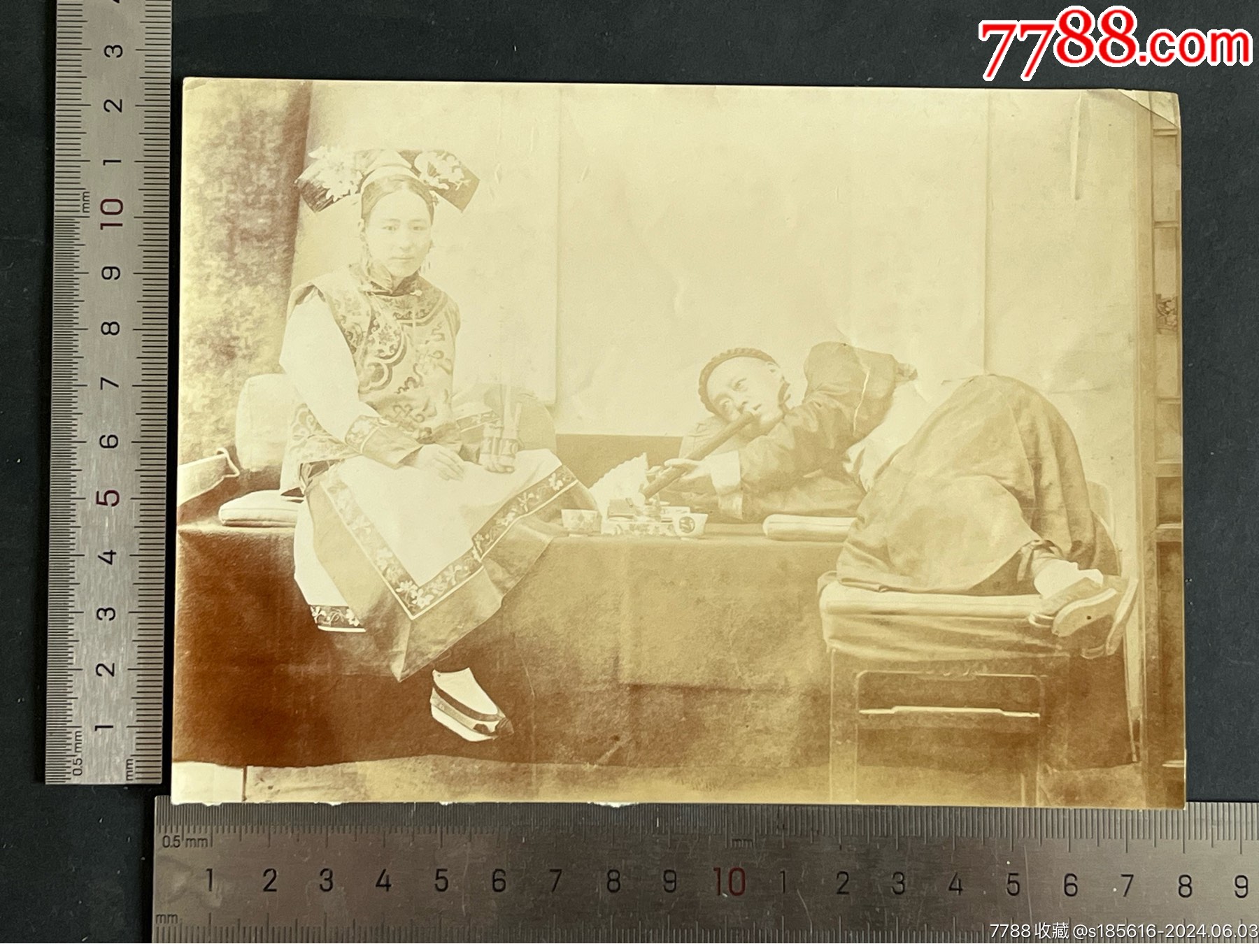 清代大烟和格格_老照片_老王的古玩小卖部【7788收藏__收藏热线】