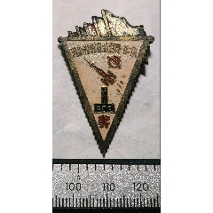 一面异形、厚重的锦旗：河南地质局102队奖章。好东西莫错过(au37965928)