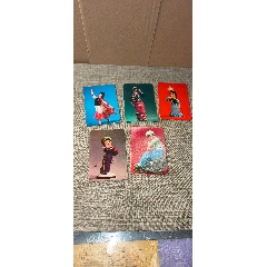 胶皮人偶年历卡片(5张)