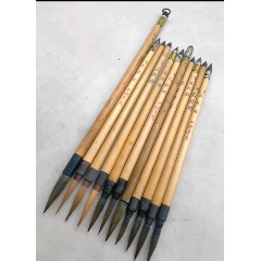 80年代长峰狼毫日本老毛笔出峰56cm口径89mm90狼毫加1