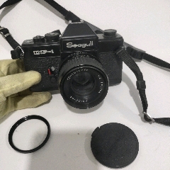 九品黑色海鸥DF-1胶片单反相机