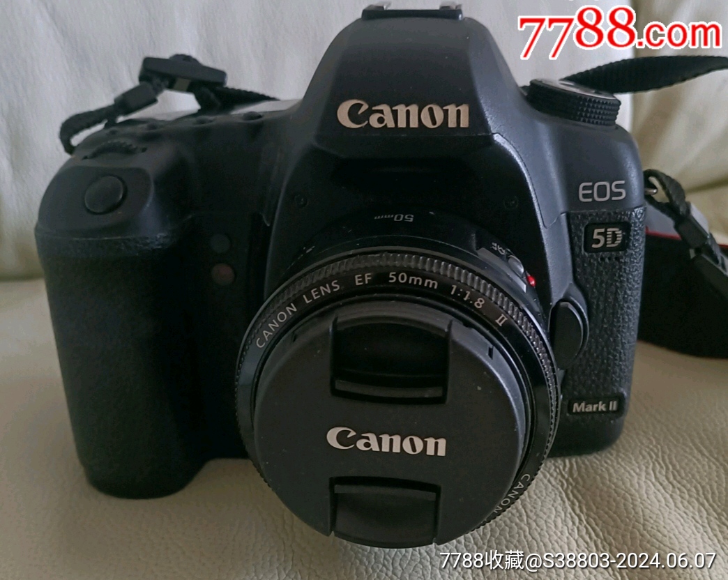 日本佳能全画幅5dⅡ型相机佳佳50镜头