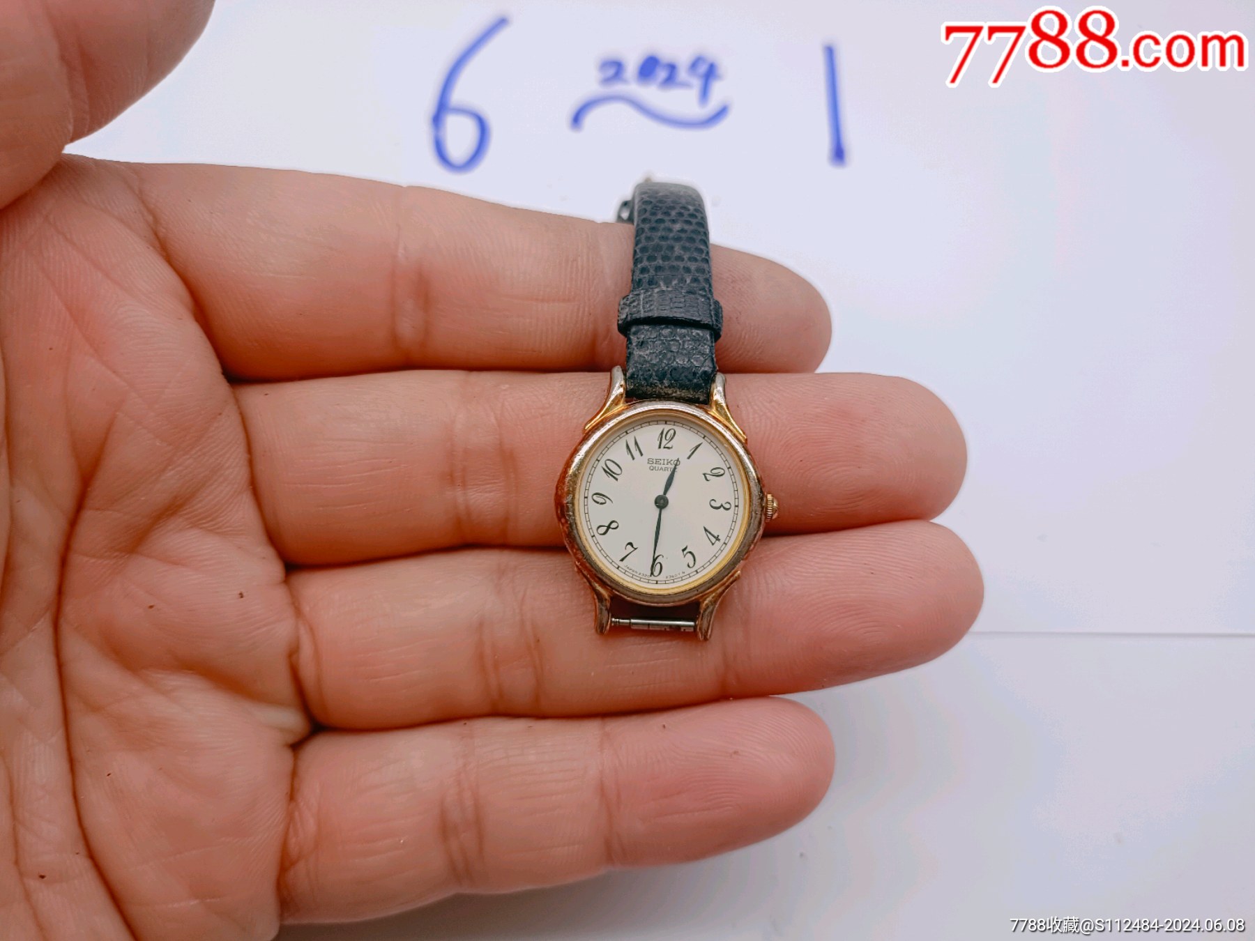com)>首页>大众加价>手表/腕表>美品经典漂亮5钻精工seiko女士石英