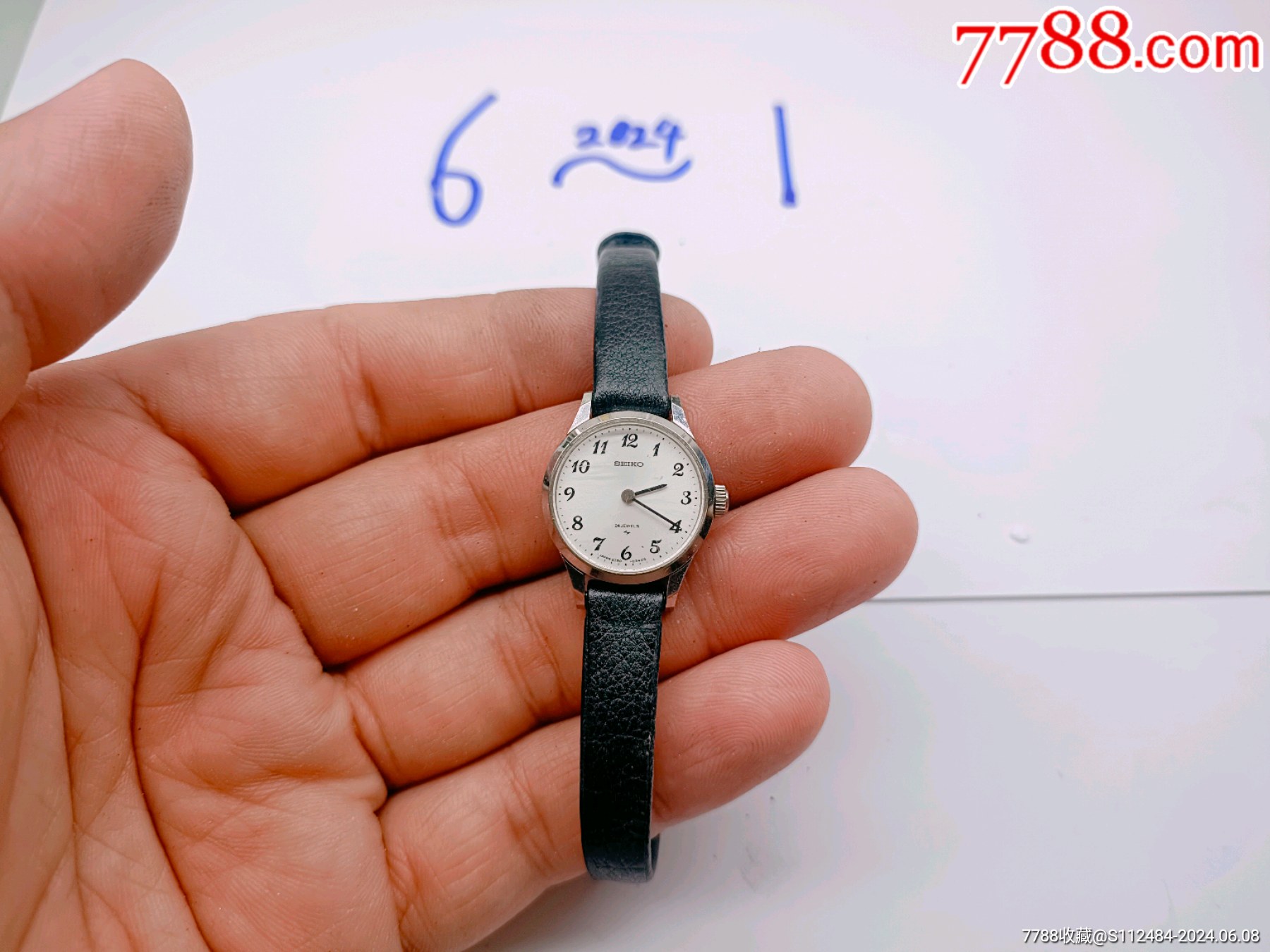 com)>首页>大众加价>手表/腕表>美品漂亮经典24钻精工seiko女士手动