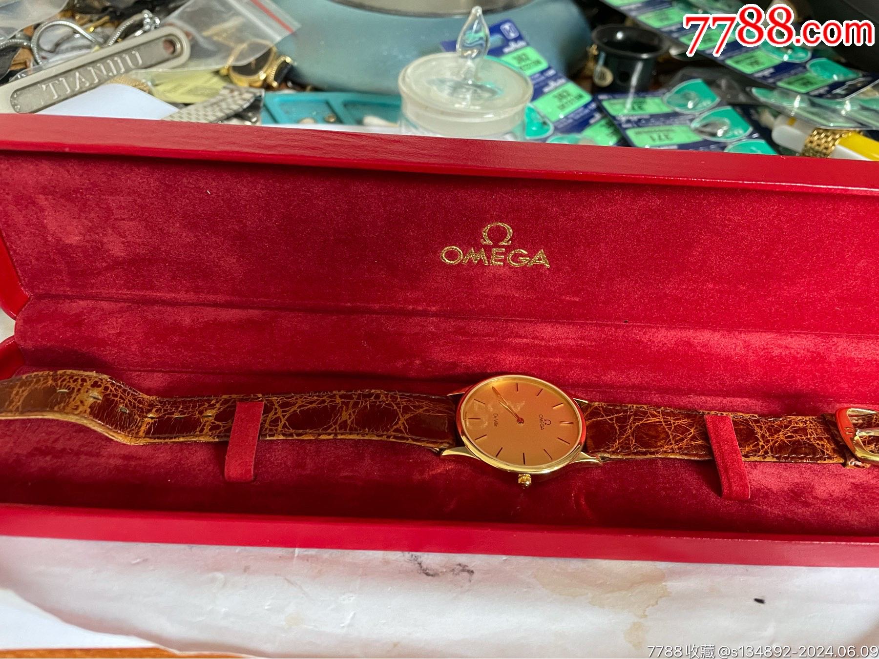 近新品瑞士产欧米茄男石英表-价格:25元-au38023276-手表/腕表 -加价