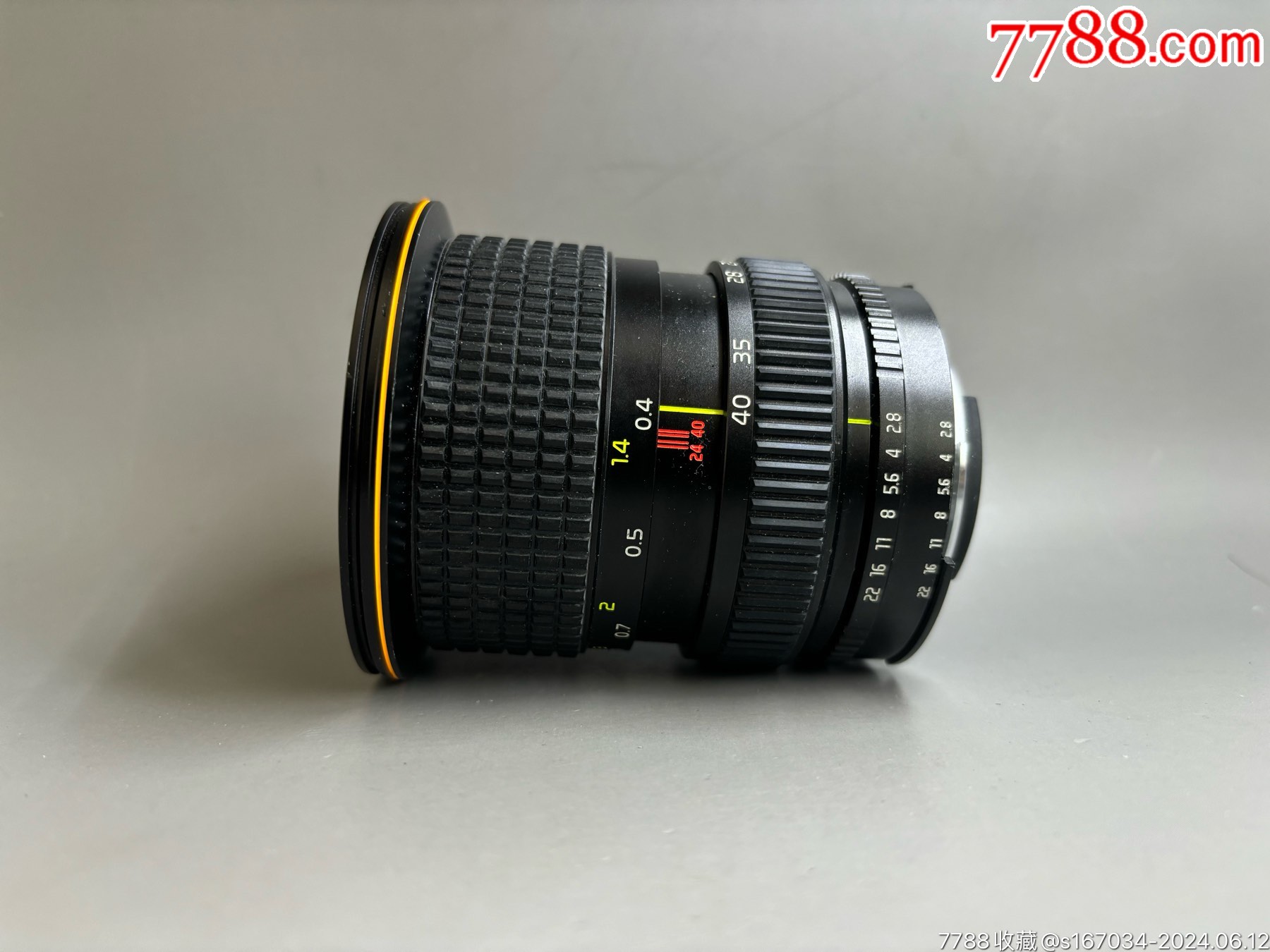 图丽2440mm恒定f28大光圈镜头大口径72mm镜头全金属镜身