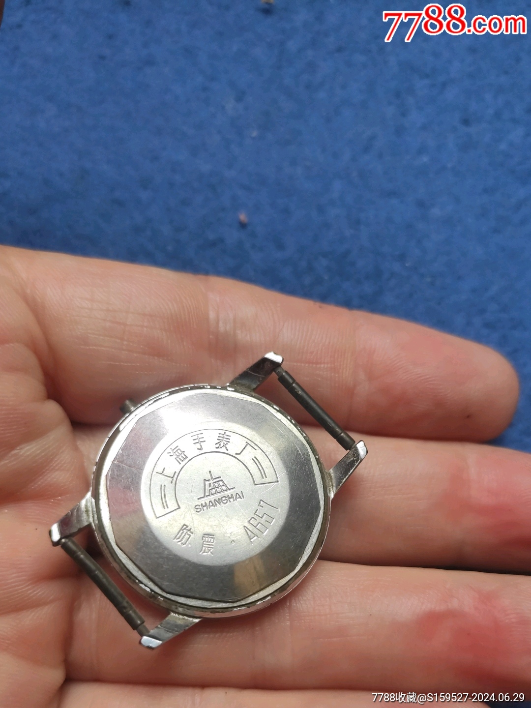 这是一块国产老《上海一A657》手表.没有表盘和表蒙.当配件处理了。_价格9元_第5张_