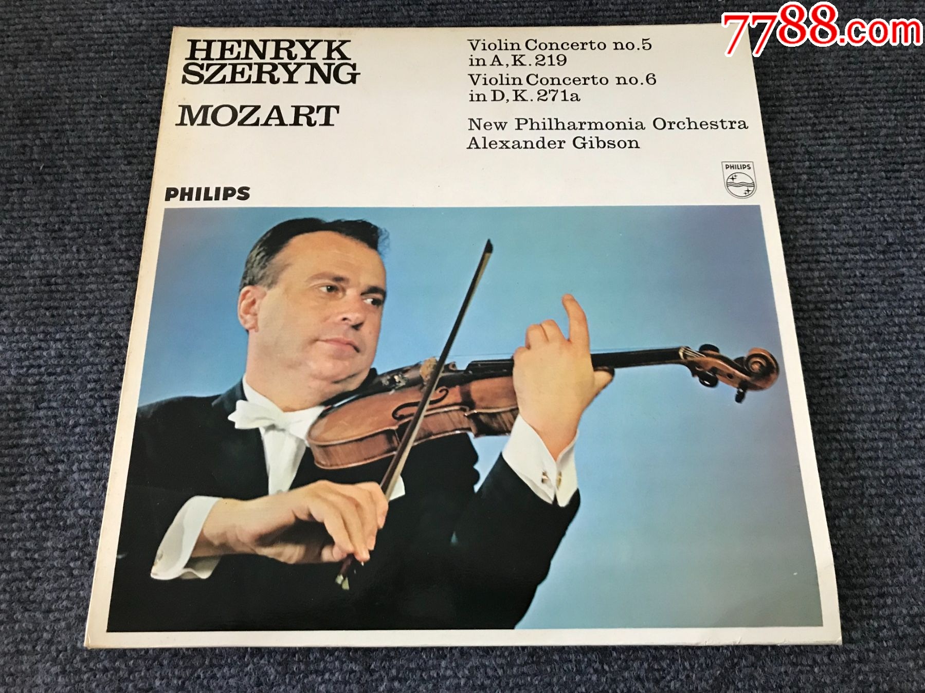 莫扎特小提琴协奏曲谢林演绎12寸lp黑胶