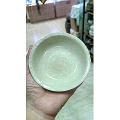 明代,龙泉窑印花大碗