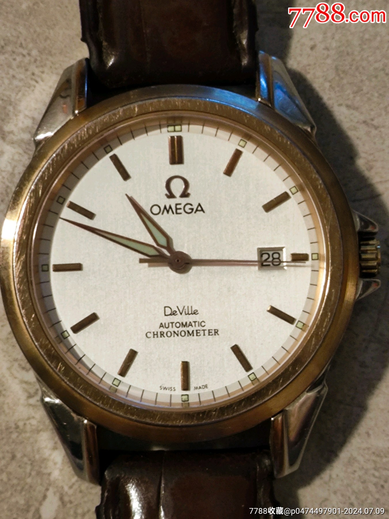 com)>加价>手表/腕表>正版瑞士金圈欧米#古董表.