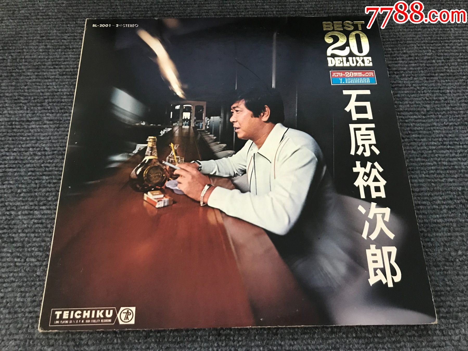 石原裕次郎best20deluxe12寸2lp黑胶箱148