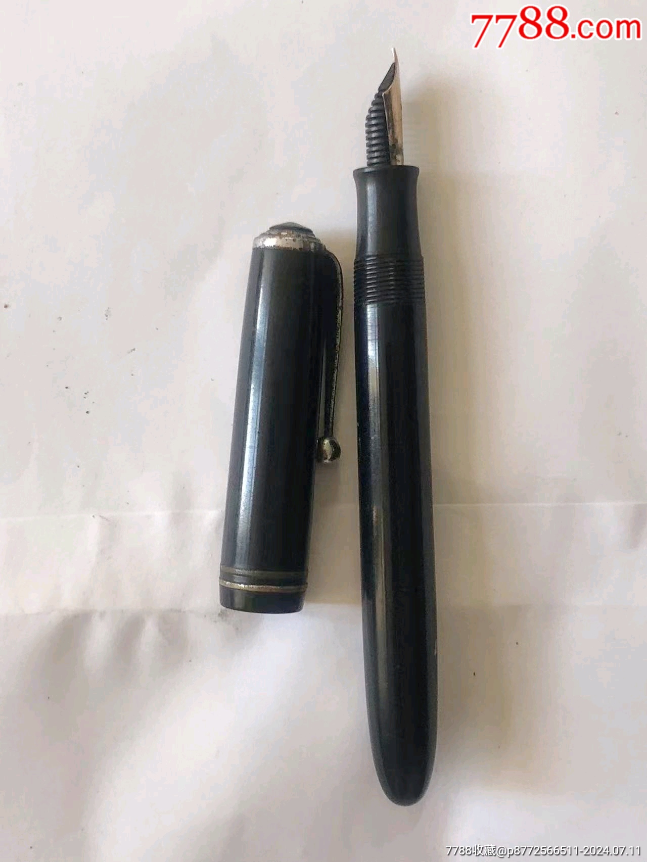 金星五成赤金钢笔金星金笔