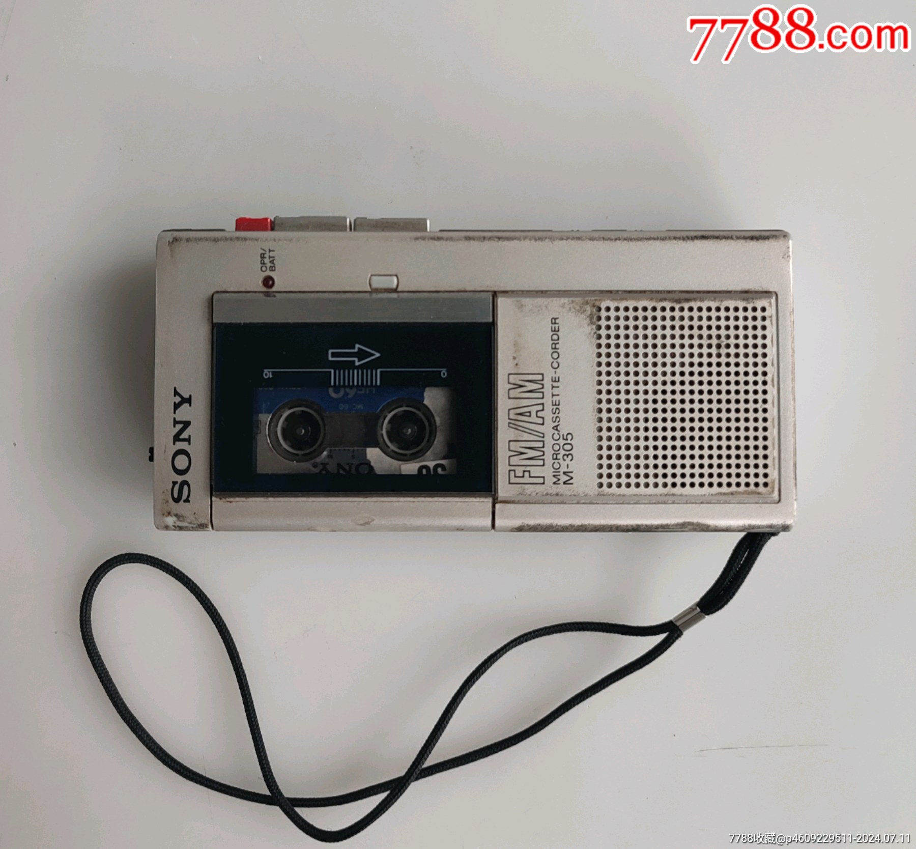 索尼微型磁带随身听采访机m305