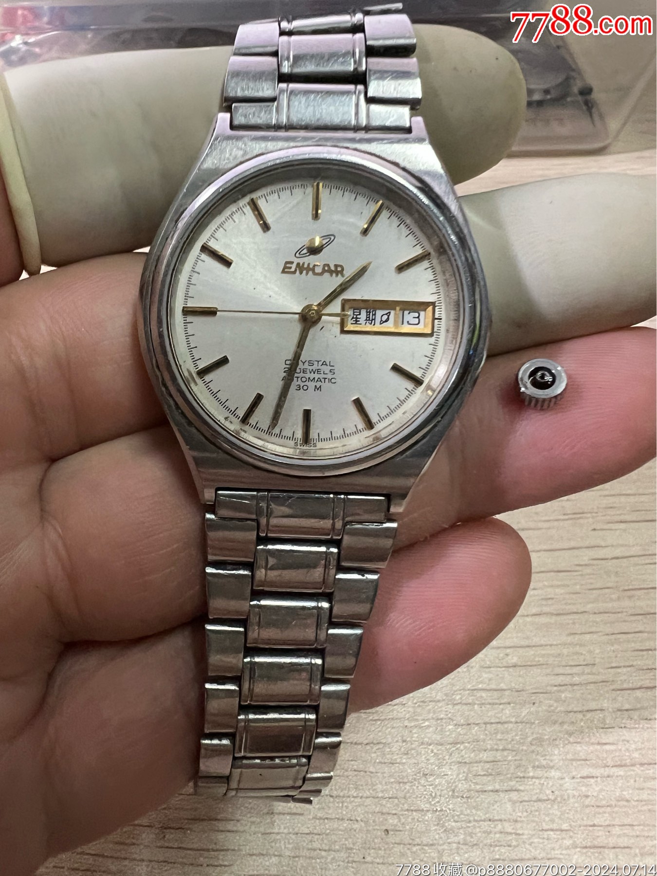 瑞士英纳格男款自动表-价格:227元-au38386538-手表/腕表 -加价-7788